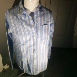 Linen cotton Nautica button up